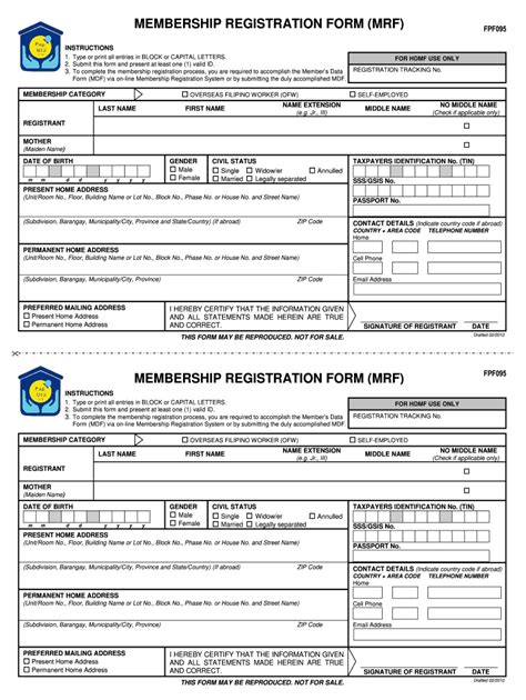 pag ibig member data form mdf philippines properties vrogueco