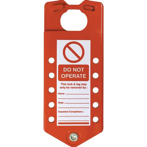 matlock aluminium safety lock  hasp label  cromwell tools