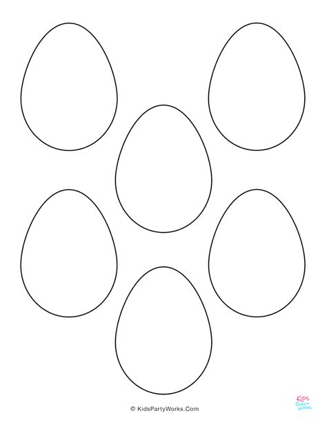 easter eggs templates  coloring pages