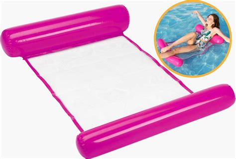 bolcom primesummer waterhangmat roze luchtbed zwembad