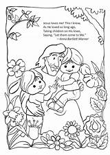 Jesus Loves Children Coloring Pages Come Let Little Sunday School Sheets Matthew Color Kids Bible Know Spend Preschool Activities Clipart sketch template
