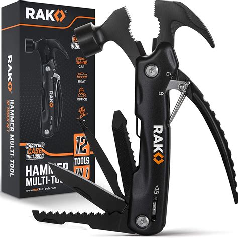 rak hammer multi tool multi functional    mini hammer camping gear survival tool  men