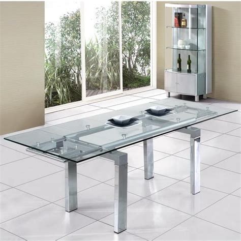 extendable glass dining tables