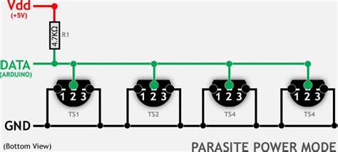 dsb problem  parasite power mode sensors arduino forum