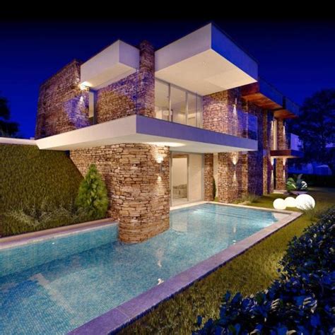 20 idee per trasformarle in loft. Villa in pietra su due piani