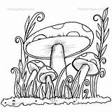 Mushroom Coloring Forest Pages Toadstool Drawing Trippy Stampotique Drawings Printable Getdrawings Getcolorings Draw Klein Janet Glinda Quantity Paintingvalley Collection sketch template