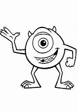 Inc Coloring Pages Monster Print sketch template