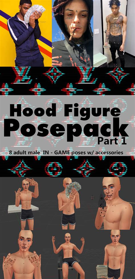 Boughettosims Hood Figure Pose Pack Part 1 Bougiechloes Cc