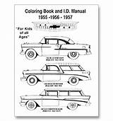 Coloring Chevy Bel Air Manual Book 1955 Sketch Template sketch template