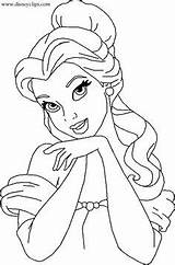 Disney Coloring Pages Princess Belle Colorare Da Colors sketch template