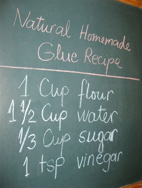 homemade natural glue simple recipe  tips