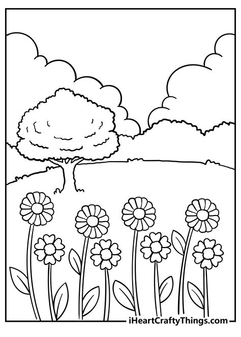 printable grass coloring pages printable templates