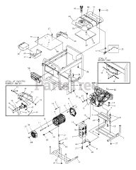 troy bilt  watt portable generator parts lookup  diagrams partstree