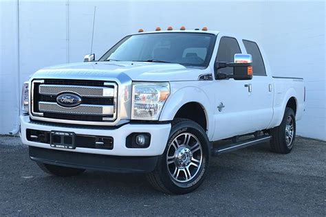 pre owned  ford super duty   srw platinum  crew cab  morton ec mike murphy ford
