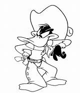Daffy Coloring Pato Gangster Pocoyo Looney Colorironline Colorings sketch template