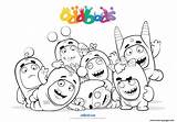 Coloring Kids Oddbods Pages Printable Fun Time Book Colouring Sheets Choose Board sketch template
