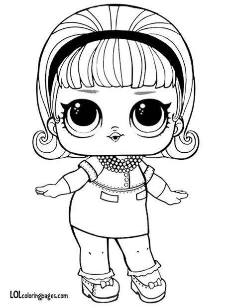 coloring pages queen  coloring page ncsudan lol dolls