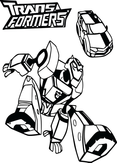 transformers bumblebee coloring coloring pages