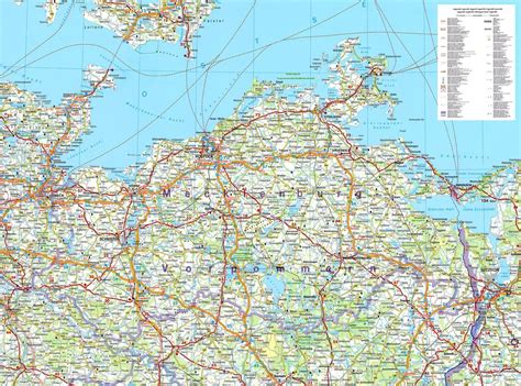 regionkarte mecklenburg vorpommern commee landkarten