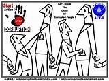 Corruption Drawing Stop India Getdrawings sketch template