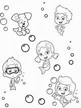 Guppies Bubbles Bubulle Sheets Oona Ausmalbilder Tulamama Davemelillo sketch template