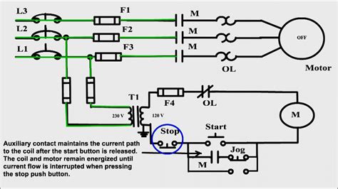 start stop switch wiring diagram