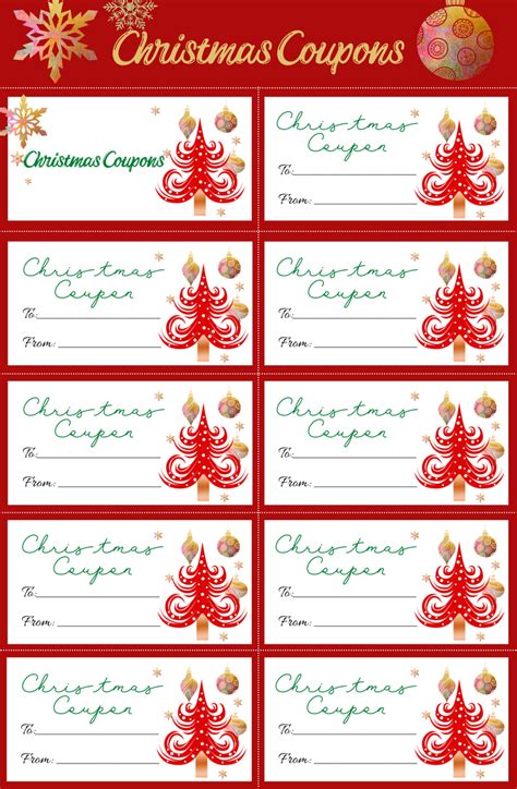 christmas coupons  designs play party plan