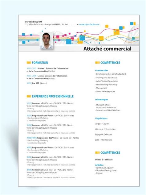 epingle par maibys sur cv modele cv cv original cv commerciale