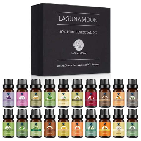 essential oils set aromatherapy premium therapeutic oil top  pcs gift
