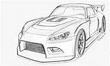 Honda S2000 2000 Sketch Cars Widebody Car Coloring Jdm Pages Sketches Choose Board Cartoon sketch template