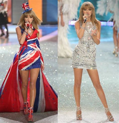 Taylor Swift Joins Victoria S Secret Fashion Show In 2 Sexy Dresses