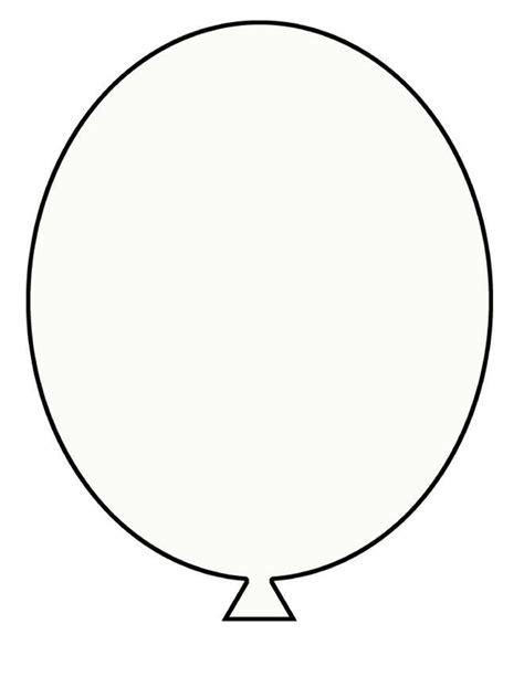 balloon template printable