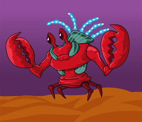 King Crab Sprite Animation On Behance