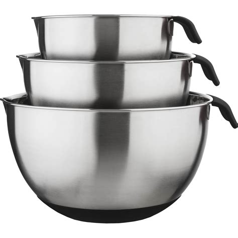 culinary edge  piece  stainless steel mixing bowl set reviews