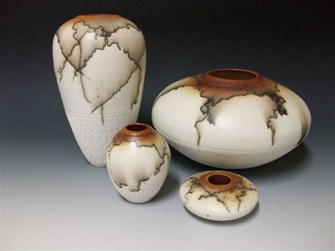 work  george holland horse hair pottery raku ceramics ceramica raku
