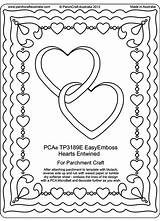Parchment Embossing Pca sketch template