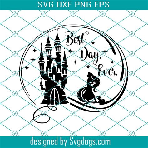 tangled  day  svg rapunzel  castle svg