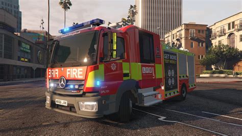 london fire brigade appliance els gta modscom