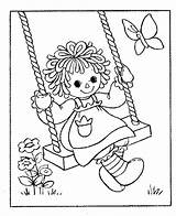 Coloring Ann Raggedy Swing Pages Para Getcolorings Book Color Andy Getdrawings Escolha Pasta sketch template