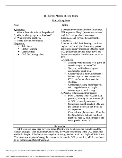 solved     cornell notes   cornell note