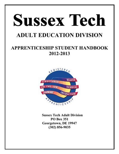 Apprenticeship Flowchart Sussex Technical High School