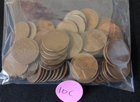 lot unsearched wheat pennies
