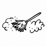Dusting Duster Dust Illustrations Clip Cloud Stock sketch template