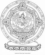 Tibetan Buddhist Dover Verob Doverpublications sketch template