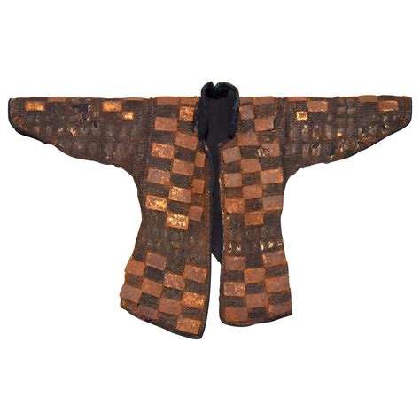 edo period chain mail armor jacket kusari or karuta japan for sale at