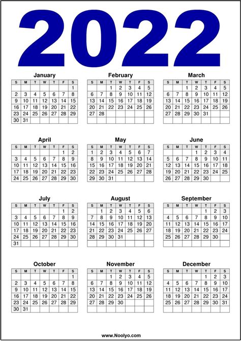 printable  calendars horizontal printable calendars