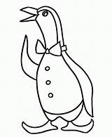 Penguin Coloring Pages Pre Kids Cartoon Printable Colouring Cute Easy Book Printables Penguins Print Template Draw Club Head Sheets Gif sketch template