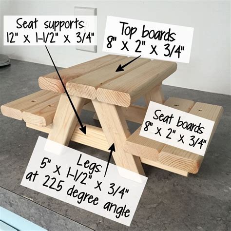 build  squirrel picnic table  tutorial modern