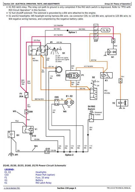 wiring diagram  john deere