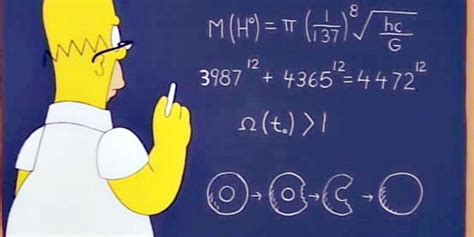 homer simpson discovered the god particle 14 years before the cern